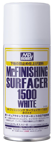 Gunze Sangyo - Mr. Finishing Surfacer 1500 white alapozó Gunze Sangyo - Mr. Finishing Surfacer 1500 white alapozó
